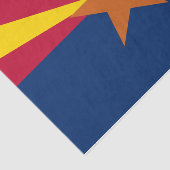 Arizona Flag: Ondergaande Zon van de Zon, de Koper Tissuepapier (Detail)