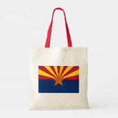 Arizona Flag: Ondergaande Zon van de Zon, de Koper Tote Bag (Achterkant)