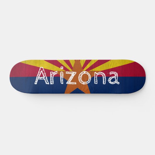 Arizona Flag Persoonlijk Skateboard (Horizontaal)