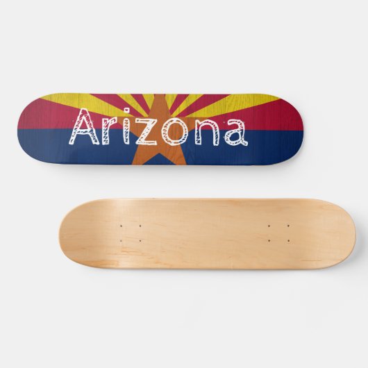 Arizona Flag Persoonlijk Skateboard (Horizontaal)