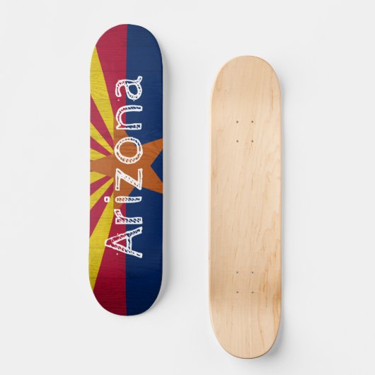 Arizona Flag Persoonlijk Skateboard (Voorkant)