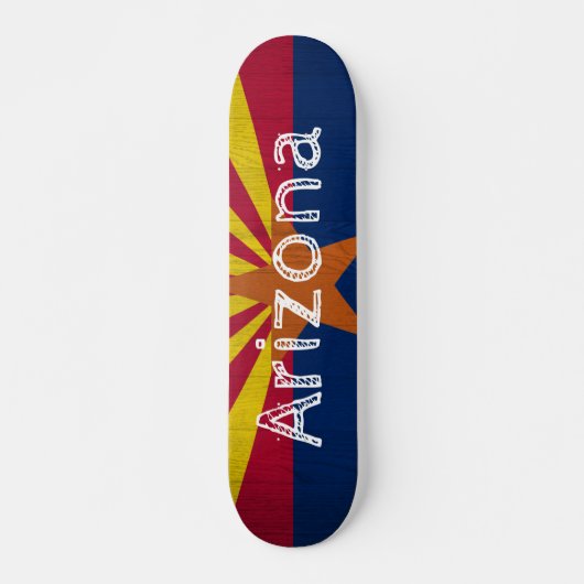 Arizona Flag Persoonlijk Skateboard (Voorkant)