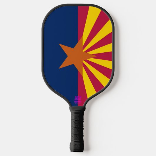 Arizona Flag Pickleball Paddle (Achterkant)