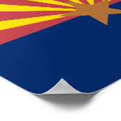 Arizona Flag Poster (Hoek)