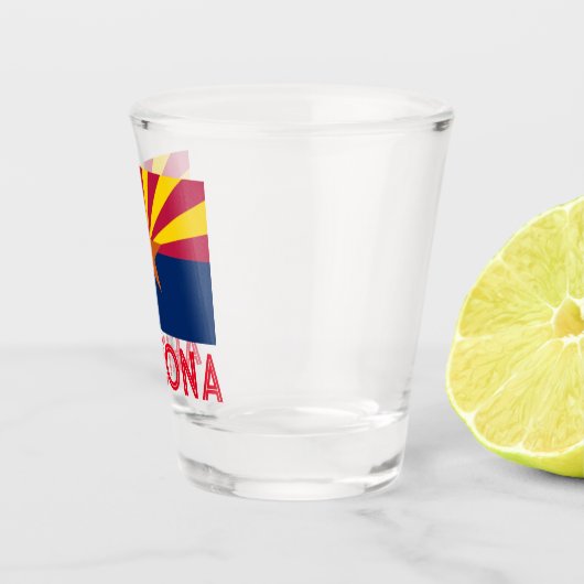 Arizona Flag Shot Glas (Rechts)