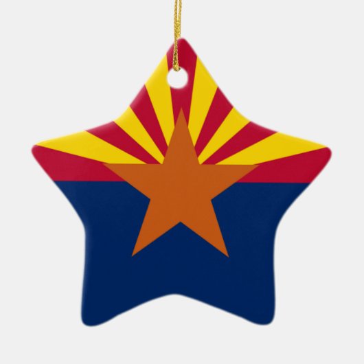 Arizona Flag Star Ornament (Voorkant)