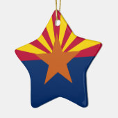Arizona Flag Star Ornament (Links)