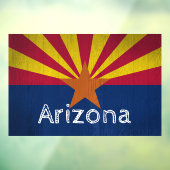 Arizona Flag Star Raamsticker (Vel 3)