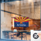Arizona Flag Star Raamsticker (Cafe Raam)