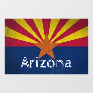 Arizona Flag Star Raamsticker