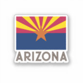 Arizona Flag Sticker (Voorkant)