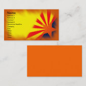 Arizona Flag Visitekaartjes. Visitekaartje (Voorkant / Achterkant)