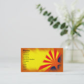 Arizona Flag Visitekaartjes. Visitekaartje (Staand voorkant)