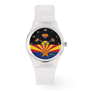 Arizona Flag Watch, Arizona mode, Verenigde Staten Horloge