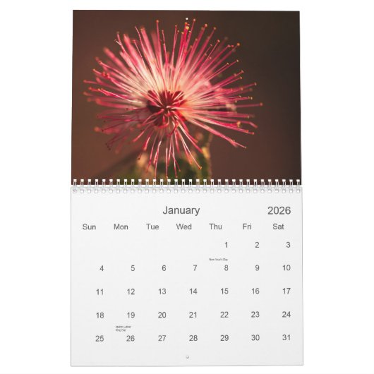 Arizona Flowers Kalender (Jan 2026)