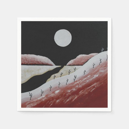 Arizona Folk Art Desert Servet (Voorkant)