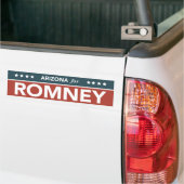 Arizona For Romney Ryan Bumpersticker 2012 (Op Truck)