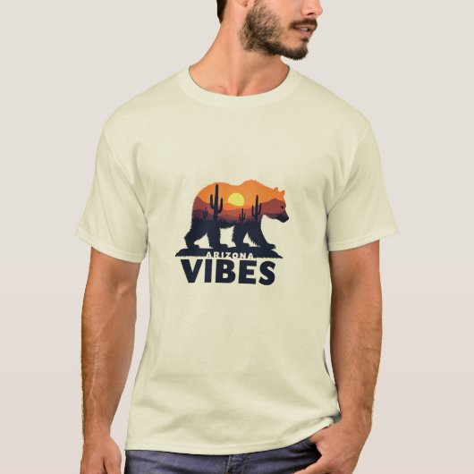 Arizona Forest Vibes - Beer in het bos T-shirt (Voorkant)