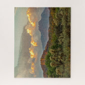 Arizona Four Peaks Mountain Colorful Clouds Sunset Legpuzzel (Verticaal)