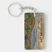 Arizona Four Peaks Mountain Colorful Clouds Sunset Sleutelhanger (Voorkant)