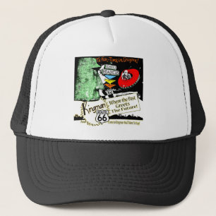 Arizona Fun-Time 1950s stijl Alien UFO Route 66 Trucker Pet