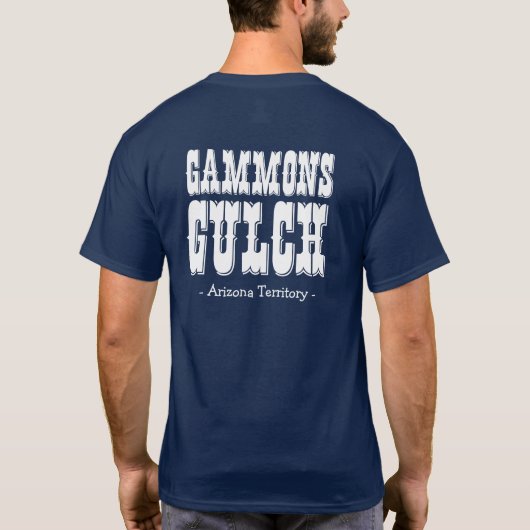 Arizona Gammons Gulch Movie Set Crew T-shirt (Achterkant)