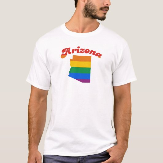 ARIZONA GAY PRIDE T-SHIRT (Voorkant)