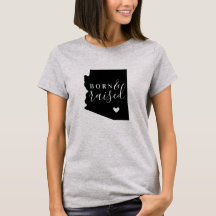 Arizona Geboren en Getogen State T-shirt