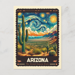 Arizona Geïnspireerd door Vincent Van Gogh Briefkaart