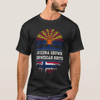 Arizona geteeld met Noorse wortels Noorwegen T-shirt