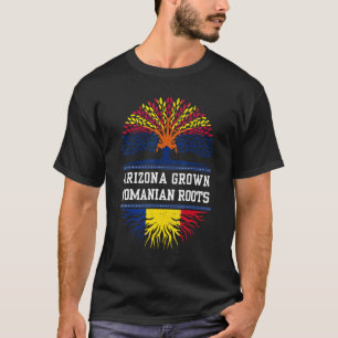 Arizona geteeld met Roemeense wortels Roemenië T-shirt