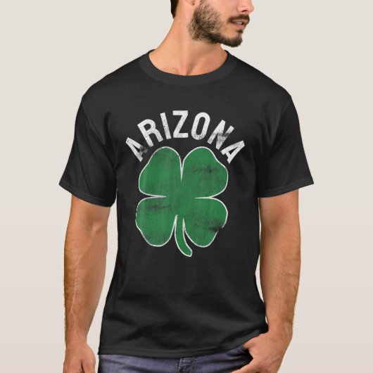 Arizona Gift St. Patrick's Day Shamrock Irish - Ma T-shirt (Voorkant)