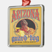 Arizona Gilamonster Metalen Ornament (Links)