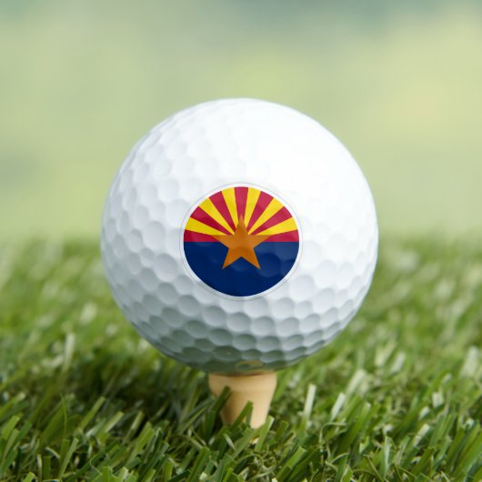 Arizona Golf Balls, staatsvlag/patriotten Golfballen (Insitu Shirt)