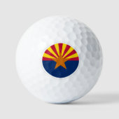 Arizona Golf Balls, staatsvlag/patriotten Golfballen (Voorkant)