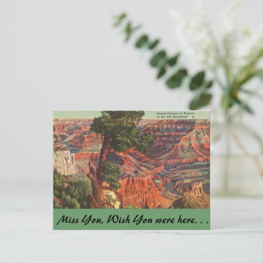 Arizona, Grand Canyon Briefkaart (Staand voorkant)