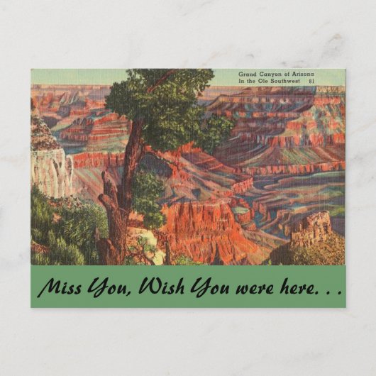 Arizona, Grand Canyon Briefkaart (Voorkant)
