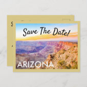 Arizona Grand Canyon Save the Date Briefkaart (Voorkant / Achterkant)