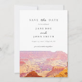 Arizona Grand Canyon slaat de datum op Save The Date (Voorkant)