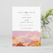 Arizona Grand Canyon slaat de datum op Save The Date (Staand voorkant)