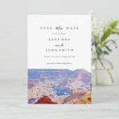 Arizona Grand Canyon slaat de datum op Save The Date (Staand voorkant)