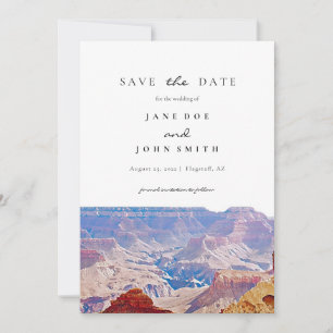 Arizona Grand Canyon slaat de datum op Save The Date