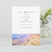 Arizona Grand Canyon slaat de datum op Save The Date (Staand voorkant)