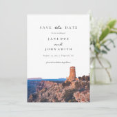 Arizona Grand Canyon slaat de datum op Save The Date (Staand voorkant)