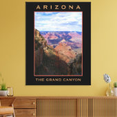 Arizona, Grand Canyon, South Rim Canvas Afdruk (Insitu (Woonkamer))