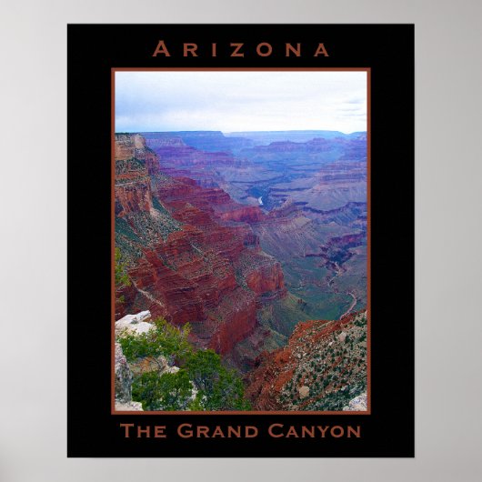 Arizona Grand Canyon South Rim Poster (Voorkant)