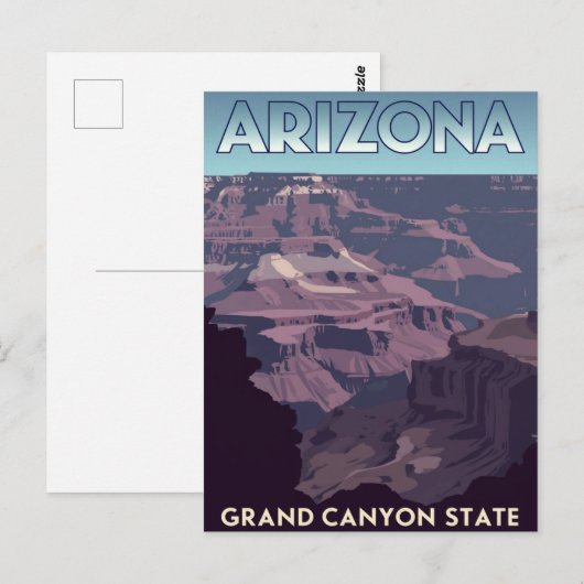 Arizona Grand Canyon State Briefkaart (Voorkant / Achterkant)