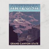 Arizona Grand Canyon State Briefkaart (Voorkant)
