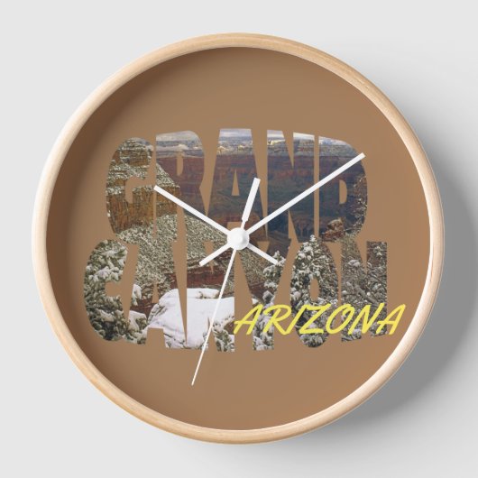 Arizona - Grand Canyon State Large Clock (Voorkant)