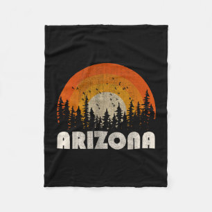 Arizona - grappige natuur vintage wandelen 60s 70s fleece deken